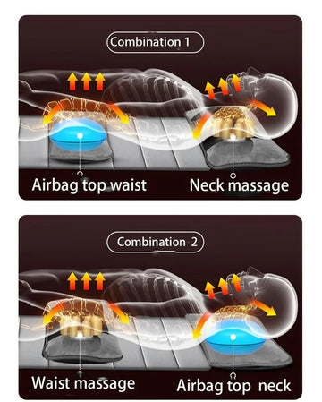 Unisex shiatsu full body massager mat with an integrated heating pad for ultimate muscle stress relief.