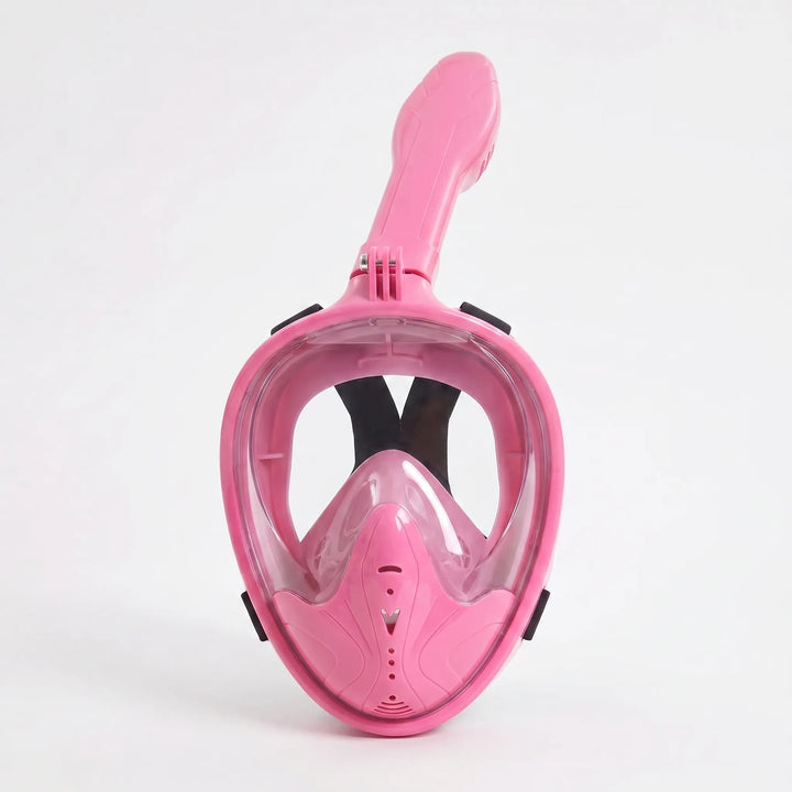 Enjoy your beach vacation with this full-face snorkel mask for superior, fog-free underwater views.