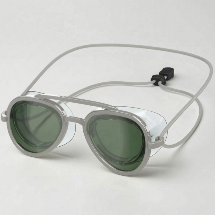 Wide view anti-fog aviator swim goggles for unisex swimmers. Comfortable full-view design for pool & outdoor use.