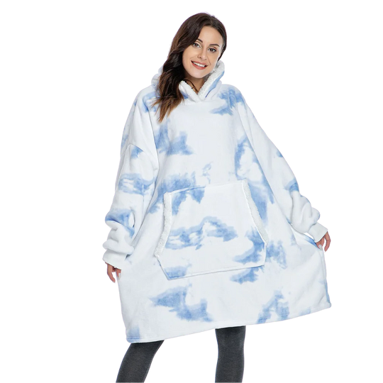 Unisex oversized blanket hoodie, a perfect warm gift idea for all.