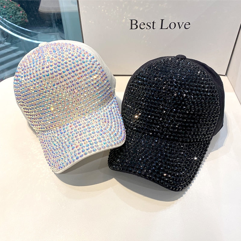 Unisex glitter hat with dazzling sparkle, perfect for parties & fashion headwear.