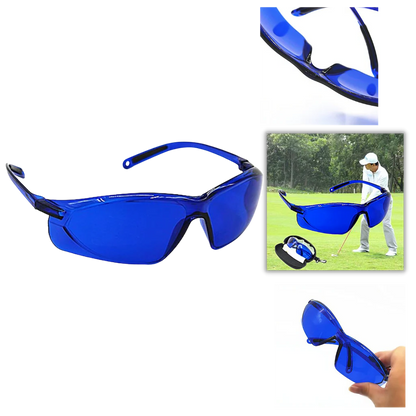Unisex golf ball finding glasses help golfers quickly spot lost white balls on the course, saving time.