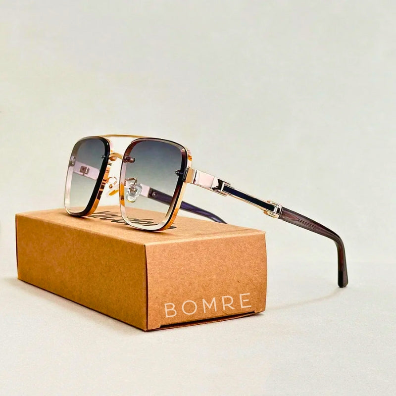 Modern unisex gradient sunglasses with vintage style. Lightweight UV400 protected anti-scratch eyewear.