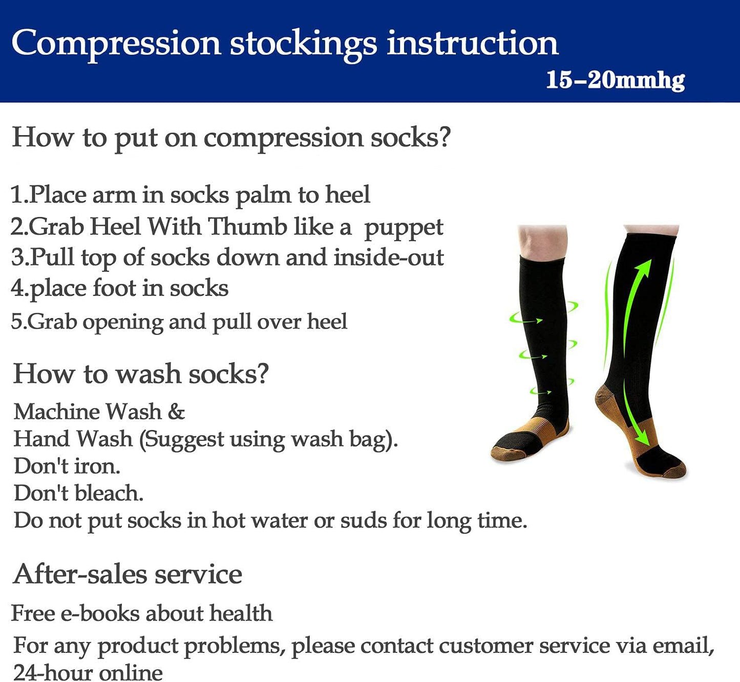 Woman on a plane with travel-friendly 15-20mmHg gradual compression socks preventing leg swelling.