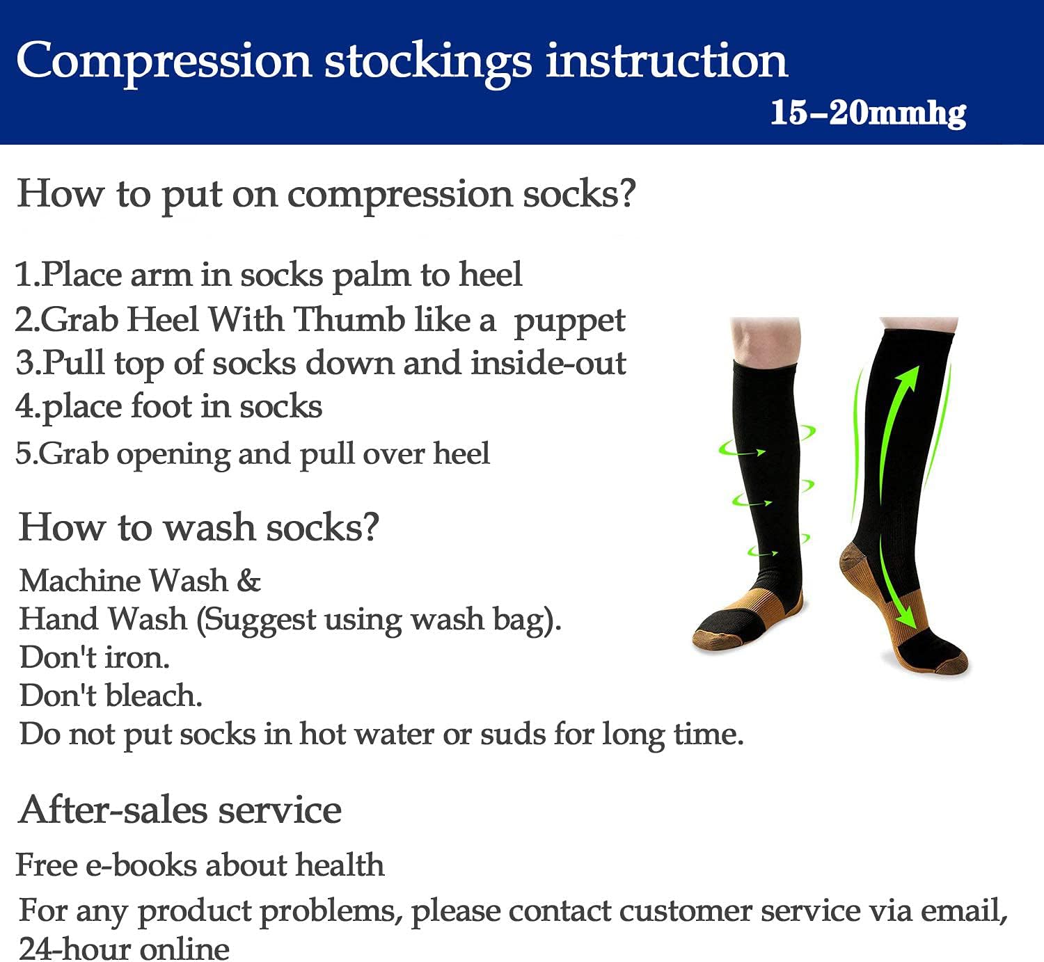 Woman on a plane with travel-friendly 15-20mmHg gradual compression socks preventing leg swelling.
