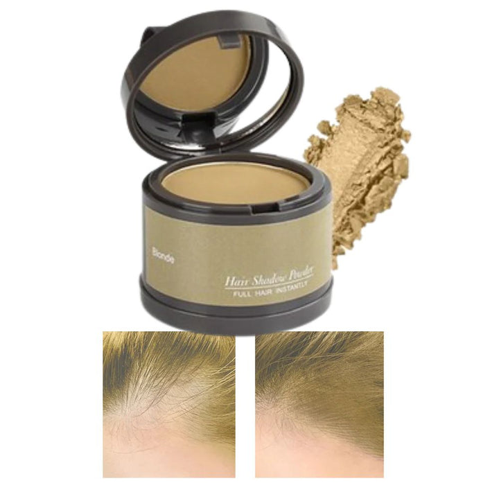 Hairline volumizer & grey hair concealer powder for thinning spots.