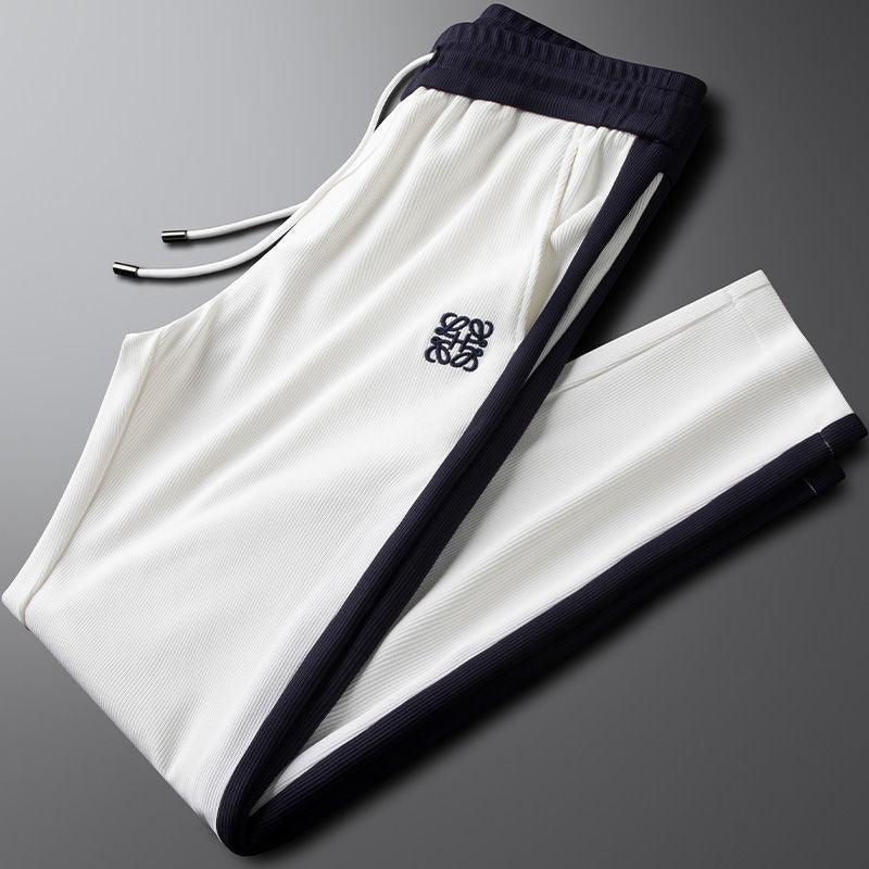 Flexible Unisex Hali Comfort Pants with a drawstring waist, perfect for everyday casual, lounge, and athletic style.