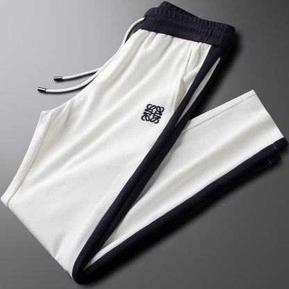 Flexible Unisex Hali Comfort Pants with a drawstring waist, perfect for everyday casual, lounge, and athletic style.