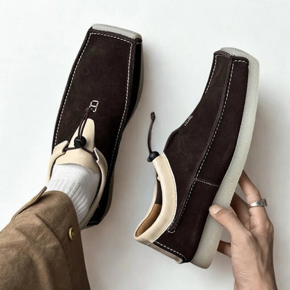 Handcrafted unisex slip-on loafers, versatile comfort footwear ideal for any casual everyday outfit.