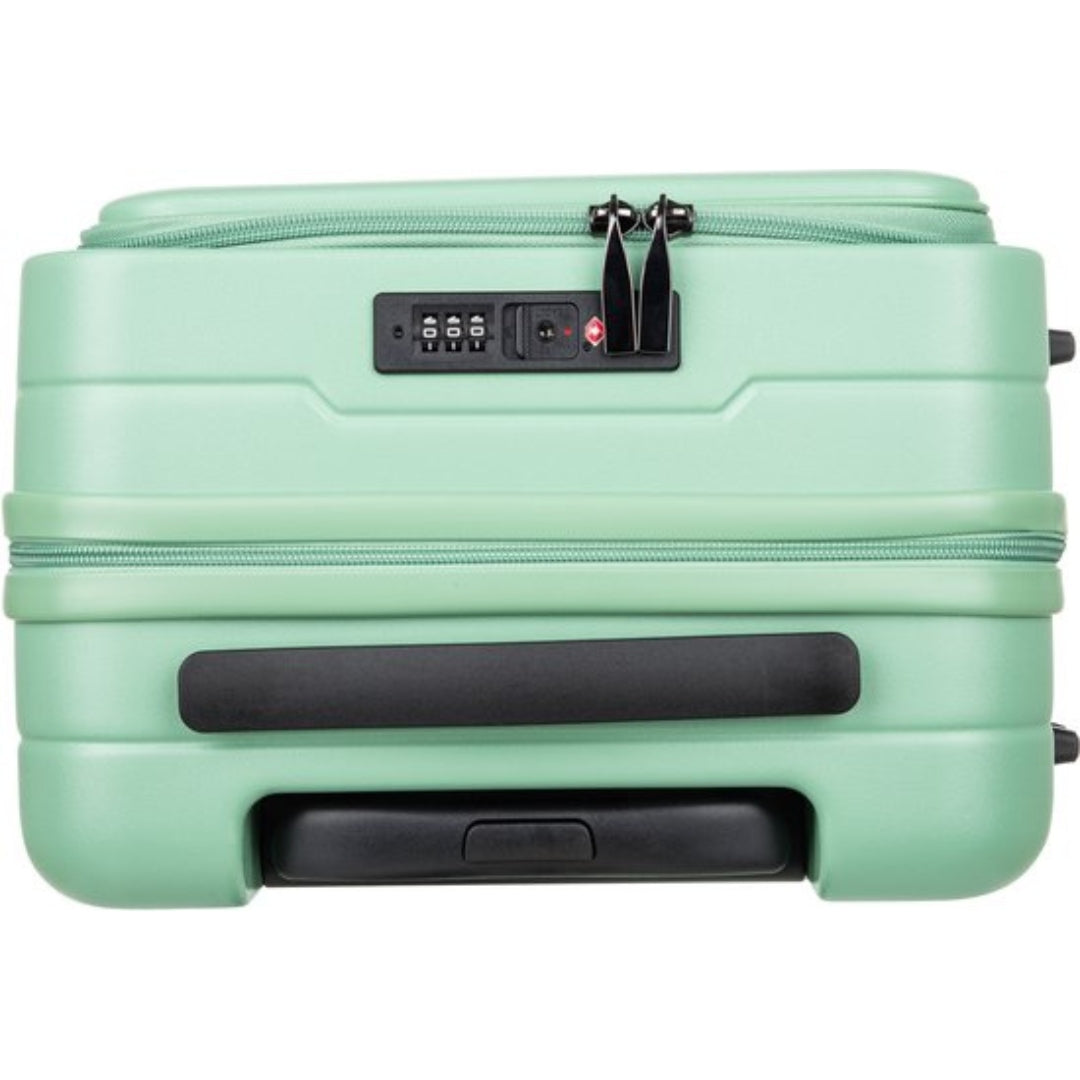 Versatile expandable hardshell suitcase, great for carry-on or checked, with a dedicated laptop sleeve.