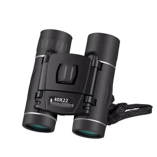 Compact 40x22 HD binoculars, ideal for hunting, hiking, and outdoor wildlife observation.