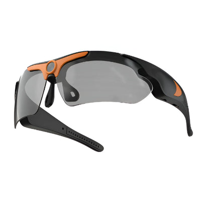 Unisex HD video recording camera sunglasses for hands-free outdoor capture & travel memories.