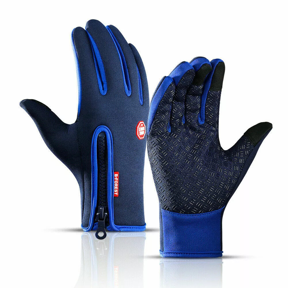 Touchscreen heated winter gloves, thermal & waterproof. Ideal for ski, cycling, & cold weather sports protection. Unisex.
