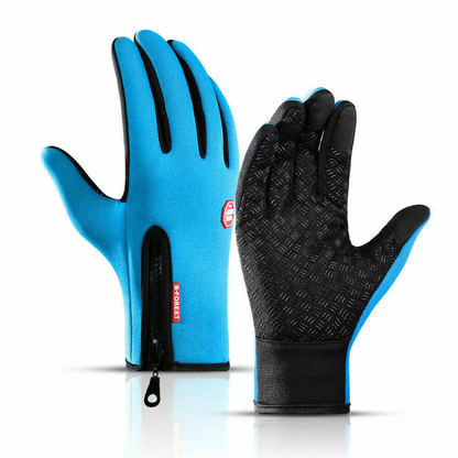 Waterproof & windproof heated cycling gloves. Thermal protection for extreme cold weather ski sports & outdoor adventures.