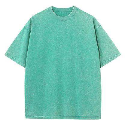 Unisex heavyweight retro t-shirt, relaxed boxy fit, garment dyed for a vintage look & everyday comfort.