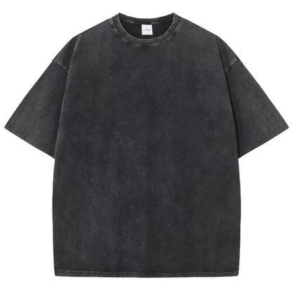 Unisex retro heavyweight tee, relaxed boxy fit, garment-dyed for a vintage feel and everyday comfort.