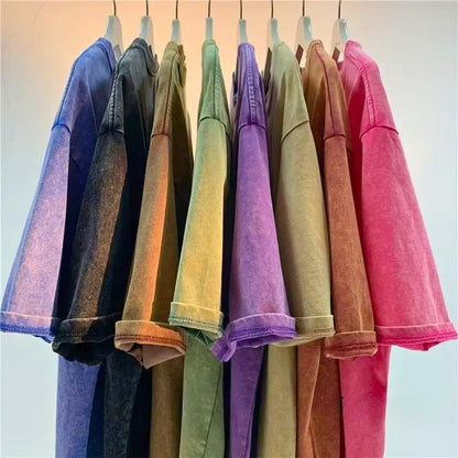 Vintage look, garment-dyed unisex heavyweight tee, perfect for a retro, relaxed style and ultimate comfort.