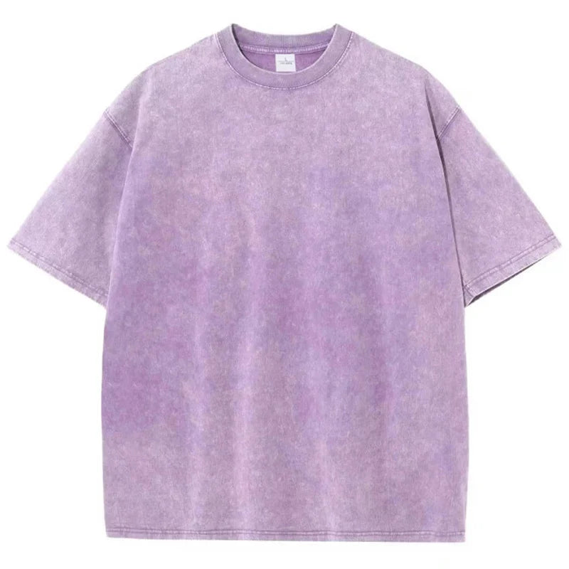 Retro style heavyweight unisex tee, relaxed oversized fit for ultimate comfort. Features a vintage, boxy look.