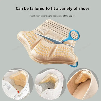 Cushioned heel inserts, unisex, provides pain relief & all-day comfort in any shoe.