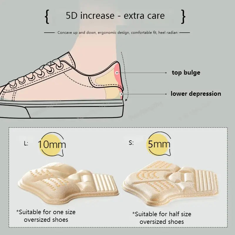 Heel protection inserts for blister prevention & callus support; ultimate comfort.