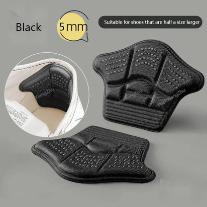 Cushioned heel pads for targeted foot pain relief & blister prevention.