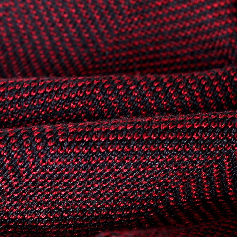 Stylish unisex herringbone knit beanie hat, ideal for winter. Comfortable & warm for men & women.