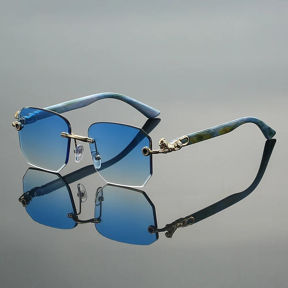 Stylish hexagonal designer eyewear, offering excellent UV400 sun protection.