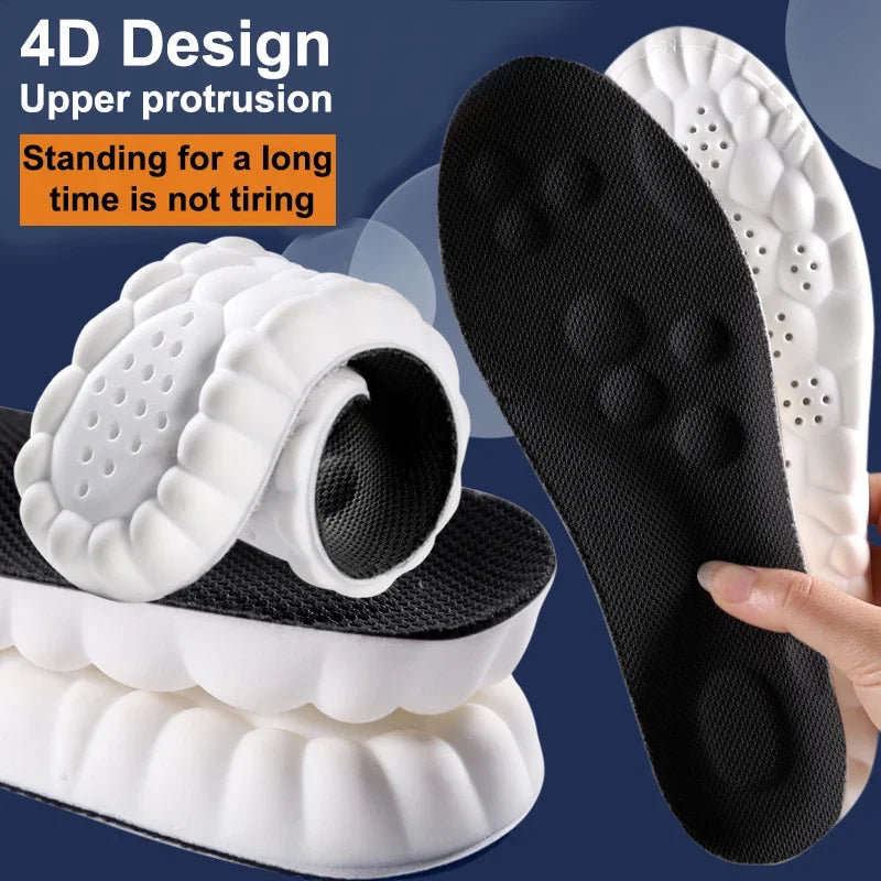 Custom comfort insoles for all footwear, high elastic for active lifestyles.