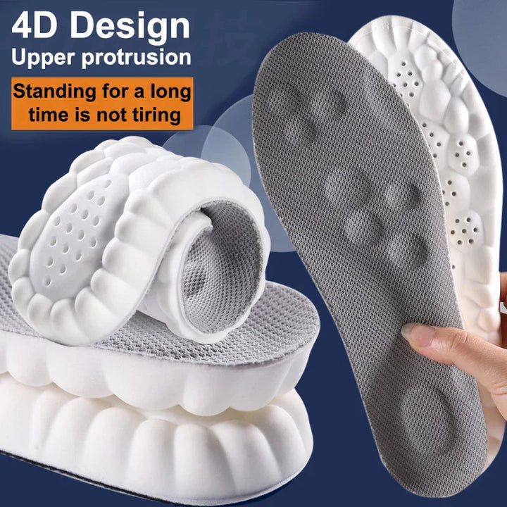 Orthopedic insoles offering pain relief & foot comfort with high elasticity.