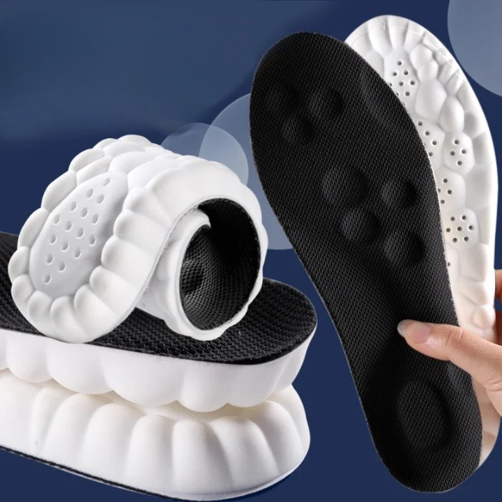 Durable high elastic insoles, providing superior arch support & shock absorption.