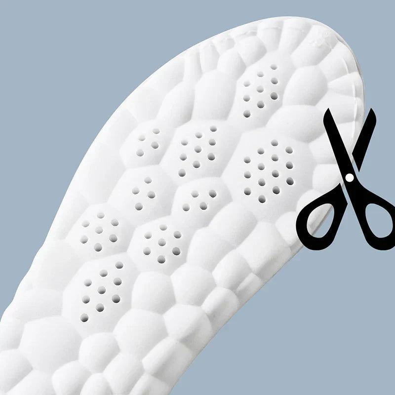 Orthopedic shoe inserts providing arch support & pain relief for active feet.