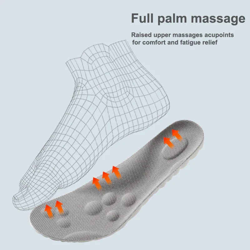 Running & walking insoles with high elasticity, offering superior foot comfort.