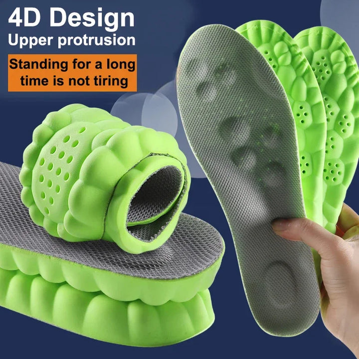 Athletic shoe inserts with arch support, designed for running & high-impact sports.