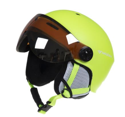 Adjustable ski helmet for adults, offering high-quality safety in snow conditions.