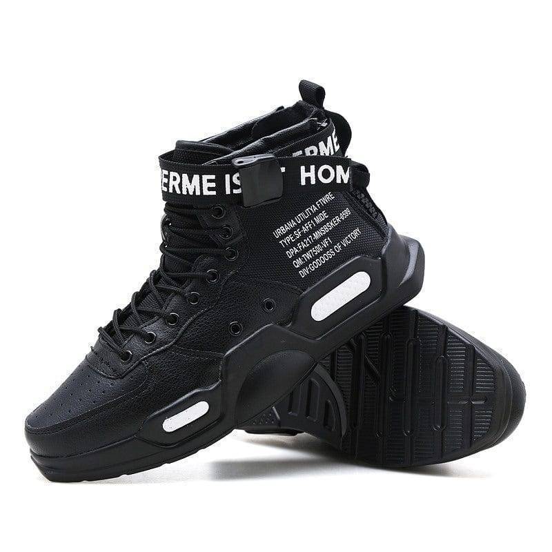 High top cycling shoes for mountain biking, unisex design, durable and waterproof bike footwear