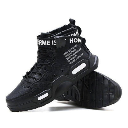 High top cycling shoes for mountain biking, unisex design, durable and waterproof bike footwear