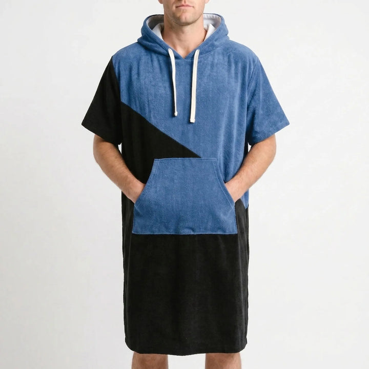 Unisex oversized towel poncho. Hooded, quick-dry design for easy changing at the beach or pool.