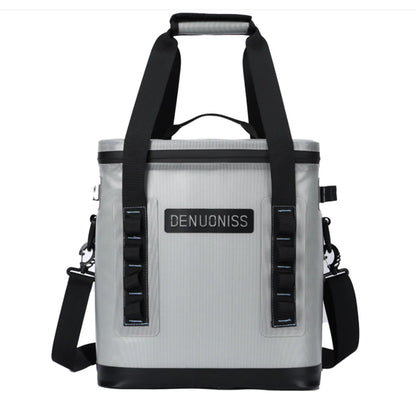 Leakproof insulated camping cooler bag, portable design for travel & outdoor storage