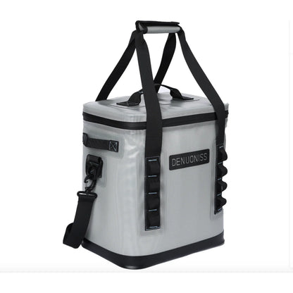 Portable unisex cooler bag, insulated & leakproof for outdoor adventures and picnics