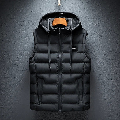 Warm insulated vest, ideal outdoor apparel for alpine activities. Lightweight & comfortable winter warmth.