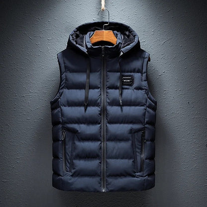 Versatile insulated alpine vest, perfect unisex outdoor apparel for warmth & comfort during winter sports.