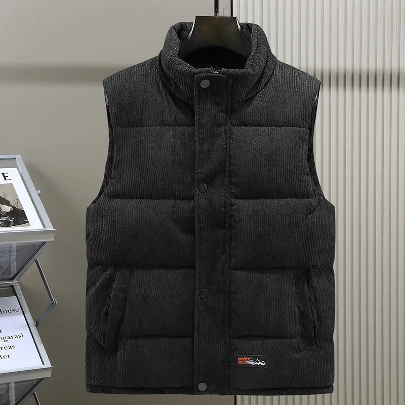 Classic unisex insulated puffer vest. Durable outerwear, great for fall fashion, winter warmth & everyday layering.