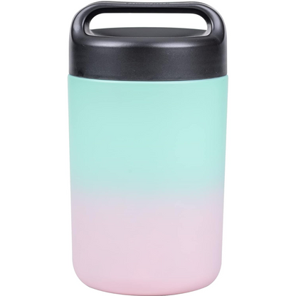 Hot food container: insulated stainless steel with handle, perfect for lunch or meal prep, leakproof.