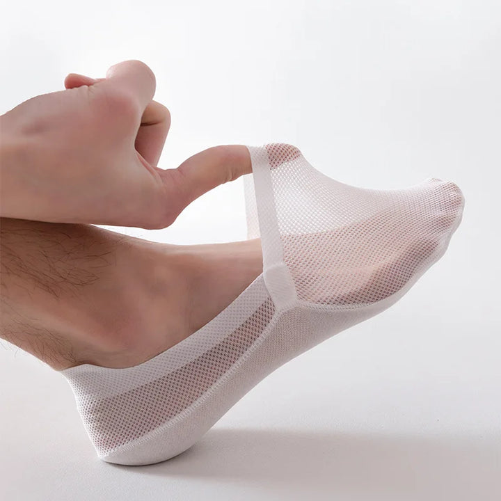 Unisex invisible no-show anti-slip socks, perfect for low-cut footwear.