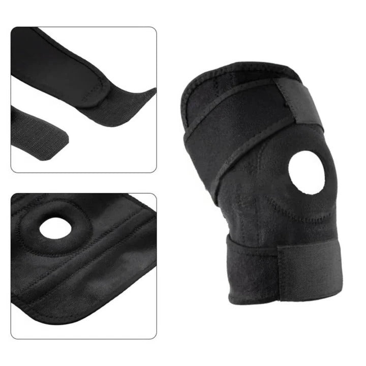 Unisex knee support brace for physical therapy, offering joint pain relief & injury recovery.