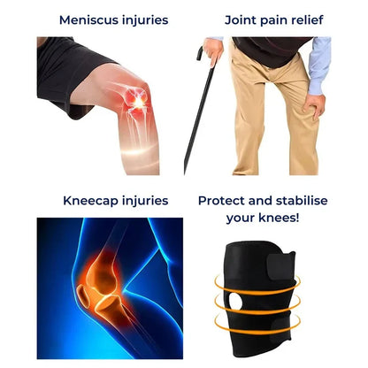 Knee support for arthritis relief, featuring adjustable compression for comfortable joint protection.