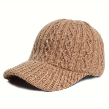 Comfortable, soft knitted cap, an essential unisex autumn headwear for daily use.