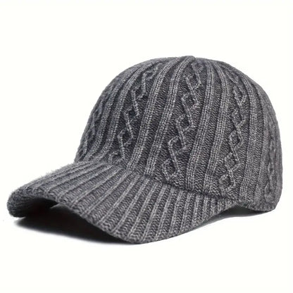 Fall fashion knitted cap, cozy & adjustable unisex hat for versatile everyday style.