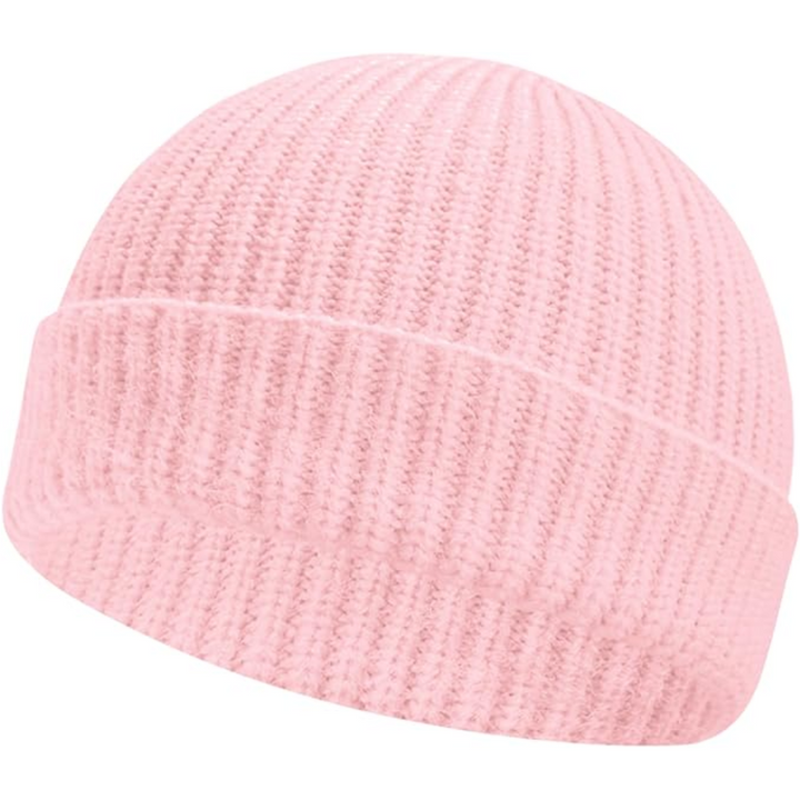 Stylish unisex knitted beanie, perfect for winter warmth & casual wear. A must-have cold weather accessory.