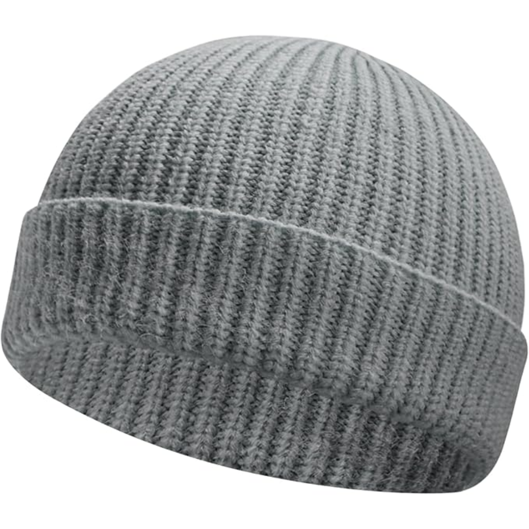 Durable unisex knitted winter hat, great for outdoor adventures & keeping warm in frosty conditions.